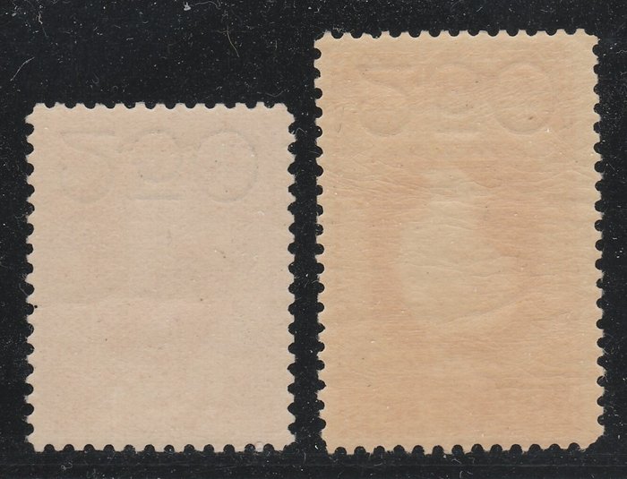 Holland 1920 - Klareringsproblem - NVPH 104/105