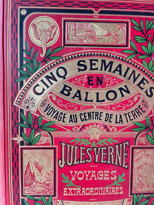 Jules Verne - Cinq semaines en ballon - 1910