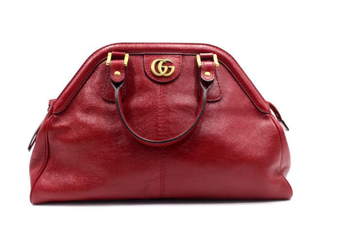 Gucci - rebelle in pelle rossa - Håndtaske