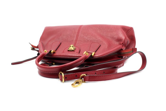 Gucci - rebelle in pelle rossa - Håndtaske