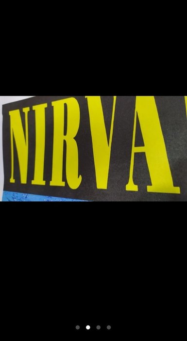 Nirvana - Cartel Nirvana promocional - 1990‹erne