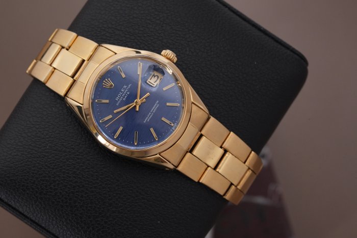 Rolex - Date Gold Plated - 1550 - Mænd - 1980-1989