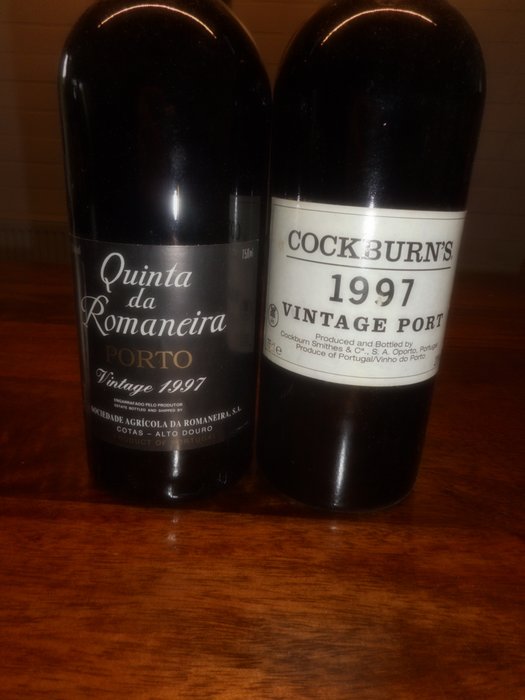 1997 Cockburn's  Quinta da Romaneira - Vintage Port - Flasket 1999 -  Douro  - 2 Flasker (0,75 L)