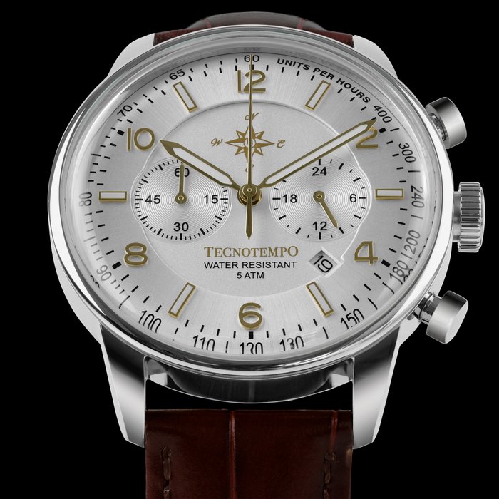 Tecnotempo - Chronograph - Limited Edition "Wind Rose" - TT.50.CRRVG2 - Ingen mindstepris - Mænd - 2011-nu