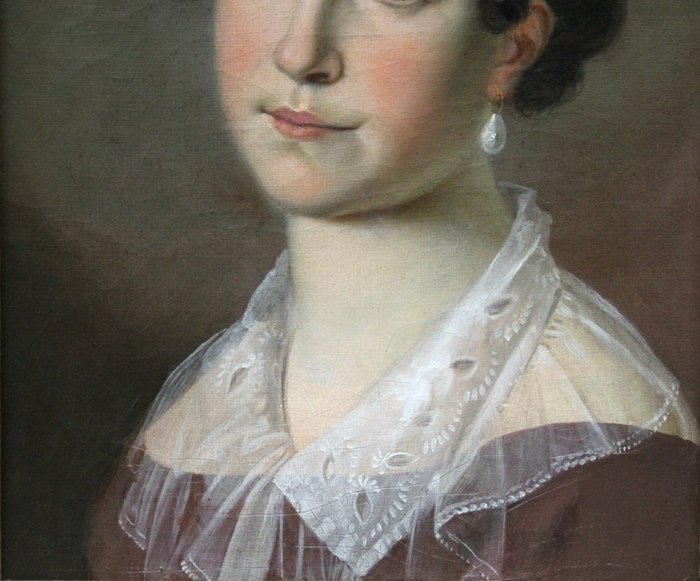 Austrian Classicist, early 19th century - Portrait of Amalia Leitenberger