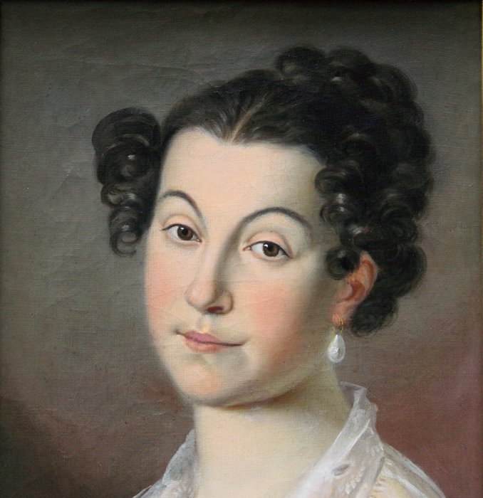 Austrian Classicist, early 19th century - Portrait of Amalia Leitenberger