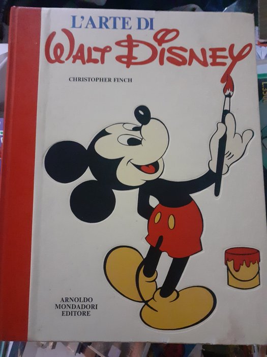 Topolino - L'arte di Walt Disney - 1 hardback volumen - Første udgave - 1977