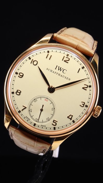 IWC - Portuguese Hand Wound Boutique Edition - IW545409 - Mænd - 2011-nu