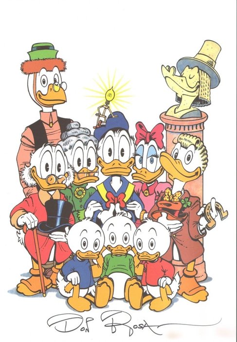 Don Rosa - 1 Print - Family Portrait - Family Portrait