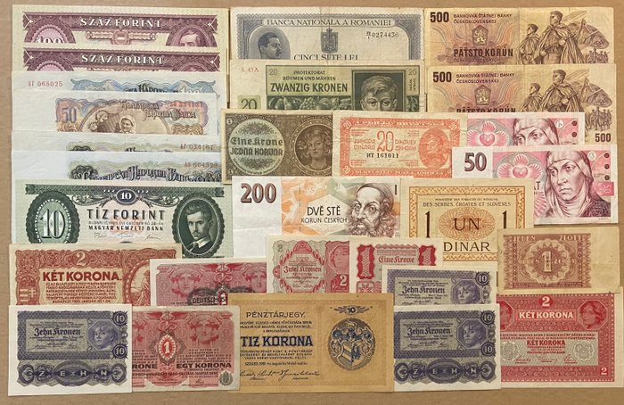 Verden. - 28 banknotes - various dates  (Ingen mindstepris)