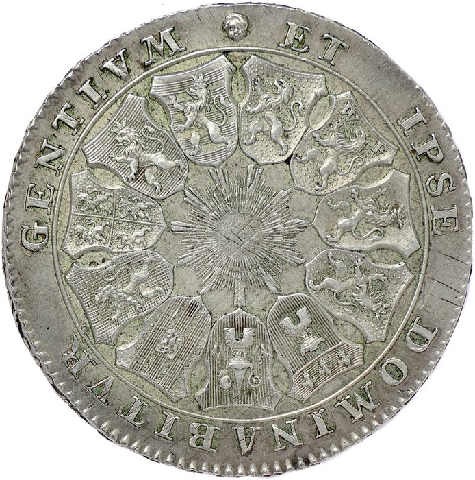 Belgien. Brabant Revolution / Brabantse Omwenteling. Silver Lion / Zilveren Leeuw (3 Florins) 1790 - mm. angel head - Brussels mint - small date variety