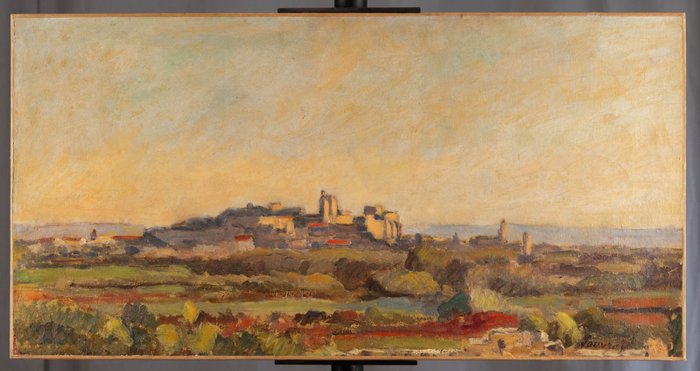 Abel Lauvray (1870-1950) - Avignon vu de Villeneuve