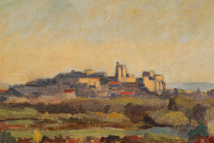 Abel Lauvray (1870-1950) - Avignon vu de Villeneuve