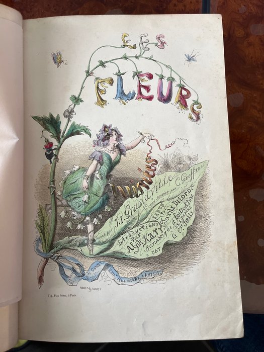 J.J. Grandville - Les fleurs animées - 1847