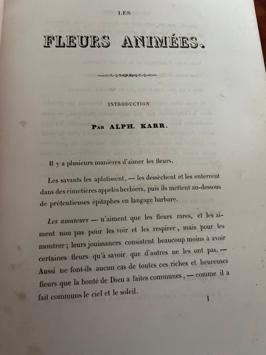 J.J. Grandville - Les fleurs animées - 1847