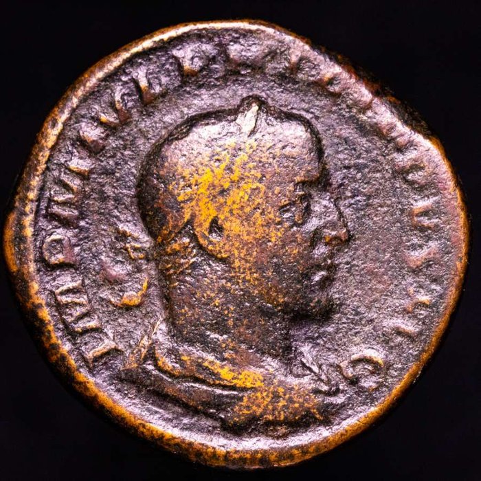 Romarriket. Philip I (AD 244-249). Sestertius Rome, AD 246. P M TR P III COS P P, Felicitas  (Ingen mindstepris)