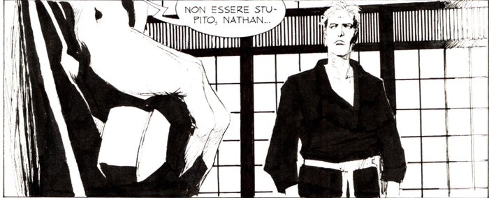 Roi, Corrado - 1 Original page - Nathan Never Gigante #17 - "I giorni della maschera" - 2014