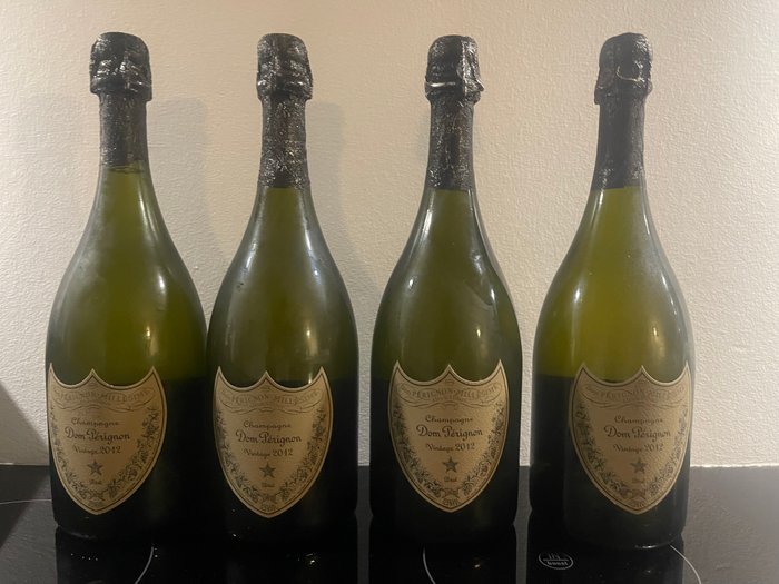 2012 Dom Pérignon - Champagne Brut - 4 Flasker (0,75 L)