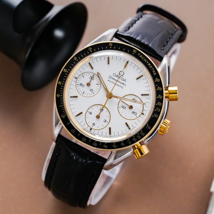 Omega - Speedmaster Chronograph Two Tone Spider Dial - 175.0032 - Mænd - 1990-1999