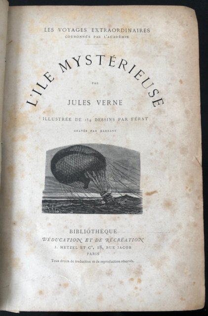 Jules Verne - L’Île Mystérieuse - 1902