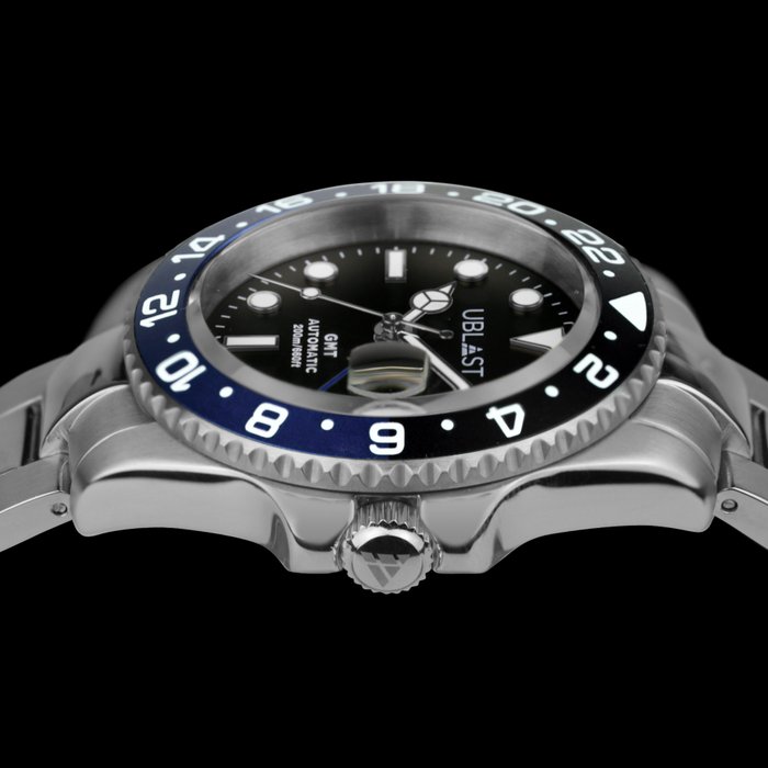 Ublast - Automatic Diver GMT - UBDGM40BBU - 20 ATM - Mænd - Ny