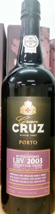 2003 Gran Cruz - Late Bottled Vintage Port -  Porto  - 6 Flasker (0,75 L)