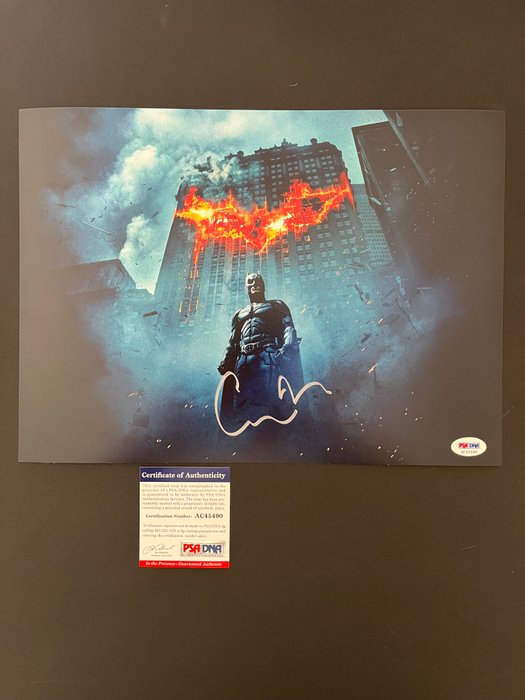 Dark Knight the Christopher Nolan - Director - Signed in Person - with PSA/DNA Certificate - Autograph photo - No Reserve!