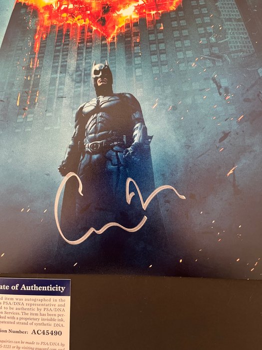 Dark Knight the Christopher Nolan - Director - Signed in Person - with PSA/DNA Certificate - Autograph photo - No Reserve!