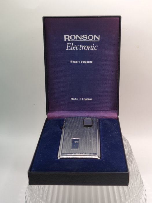 Ronson - Electronic - Lommelighter - Forsølvet