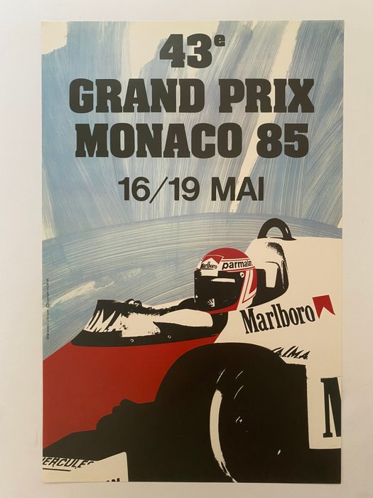 Jacques Grognet - GRAN PRIX MONACO 1985 - 1980‹erne