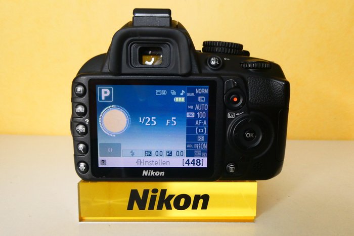 Nikon D3100 met Nikon 18-55mm AF-S VR (vibration reduction) lens Digitalkamera