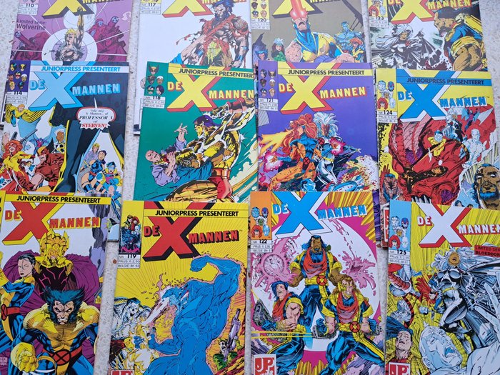 X-mannen 108 x in de Range van 3 t/m 307 +specials 28 - Diverse titels - 137 Album - Første udgave