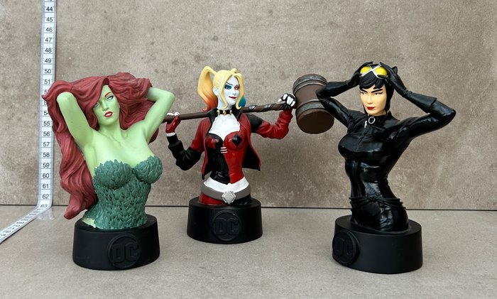 Eaglemoss - Catwoman, Harley Quinn, Poison Ivy - 1 - Batman universe