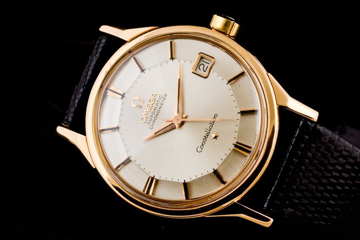 Omega - Vintage Constellation Pie Pan 18K Pink Gold Chronometer Cal 561 Automatic - 168.005/6 SC-62 - Mænd - 1960-1969