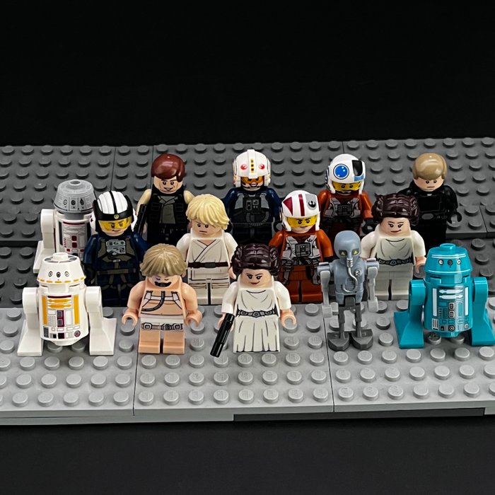 Lego - Star Wars - Lego Star Wars Rebellion Lot - Princess Leia, Luke Skywalker - 2000-2010 - Danmark