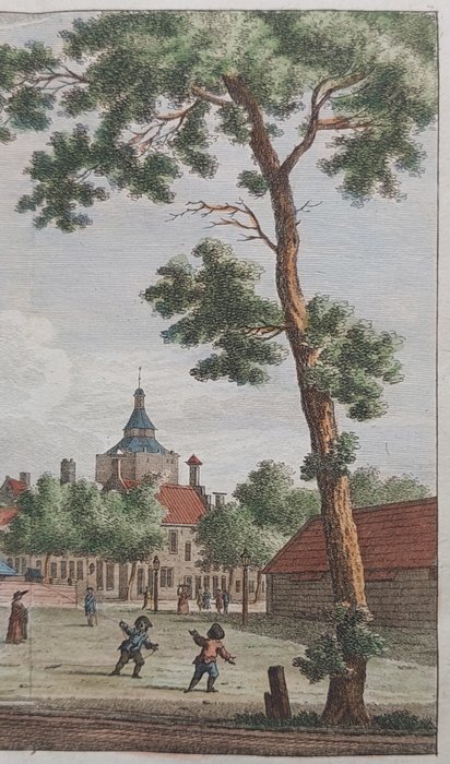 Holland - Utrecht, Vredenburg, Dom; K.F. Bendorp - het Vreêburg te Utrecht - 1793