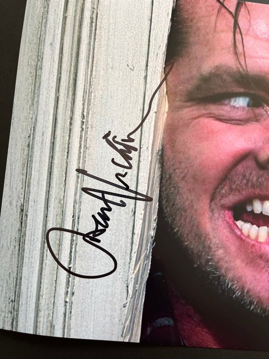 The Shining, Jack Nicholson - Signed in Person - with PSA/DNA Certificate - Autograph, photo - No Reserve!