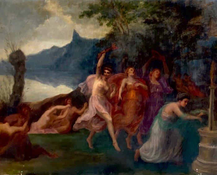 Escuela europea (XIX-XX), tras Henri Fantin-Latour - Ninfas danzando