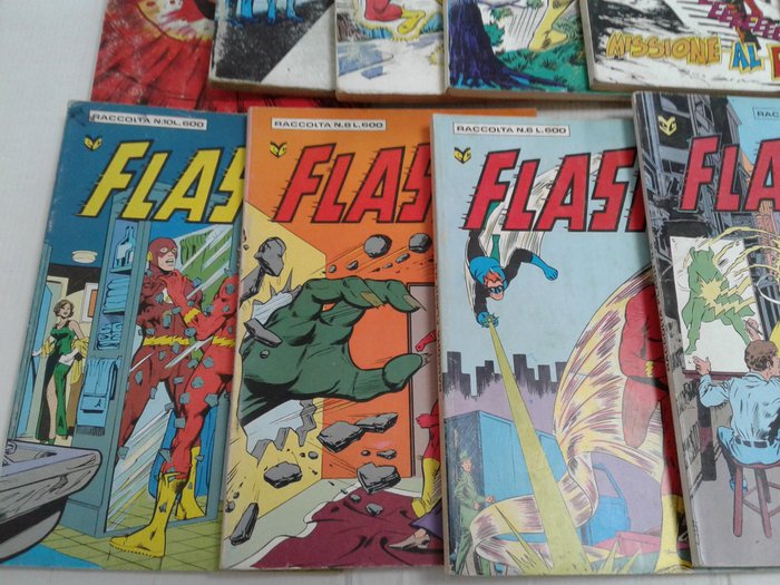 Flash Raccolte n° 11 x con le copertine interne - williams e Cenisio - 11 Comic - Første udgave - 1972