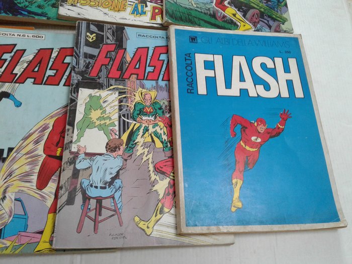 Flash Raccolte n° 11 x con le copertine interne - williams e Cenisio - 11 Comic - Første udgave - 1972