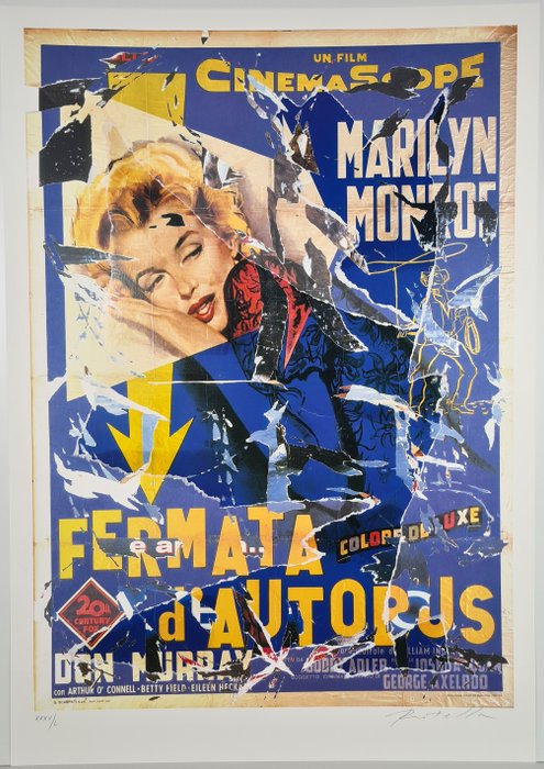 Mimmo Rotella (1918-2006) - Fermata D'Autobus (Bus stop)