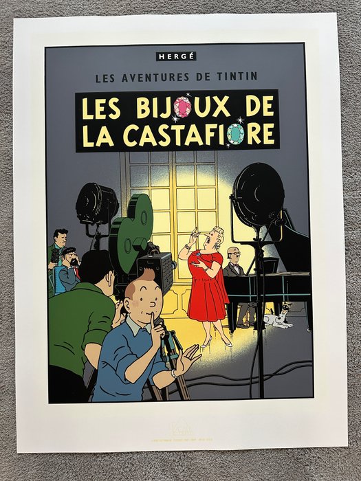 Tintin - Sérigraphie Escale - Les Bijoux de la Castafiore - 1 Silketryk - 1987