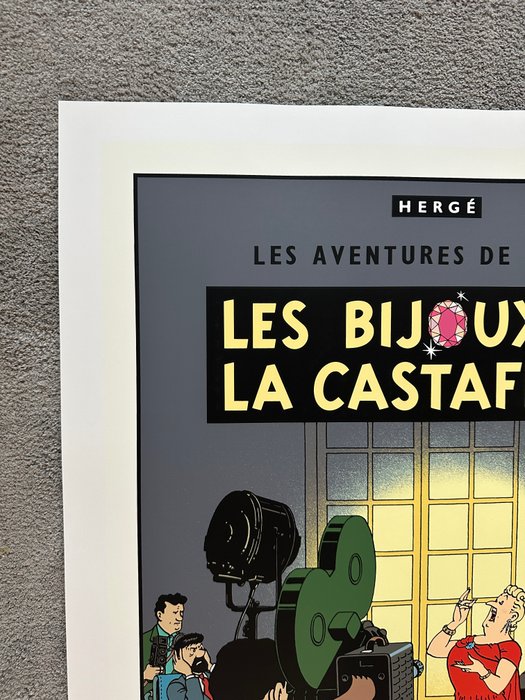 Tintin - Sérigraphie Escale - Les Bijoux de la Castafiore - 1 Silketryk - 1987