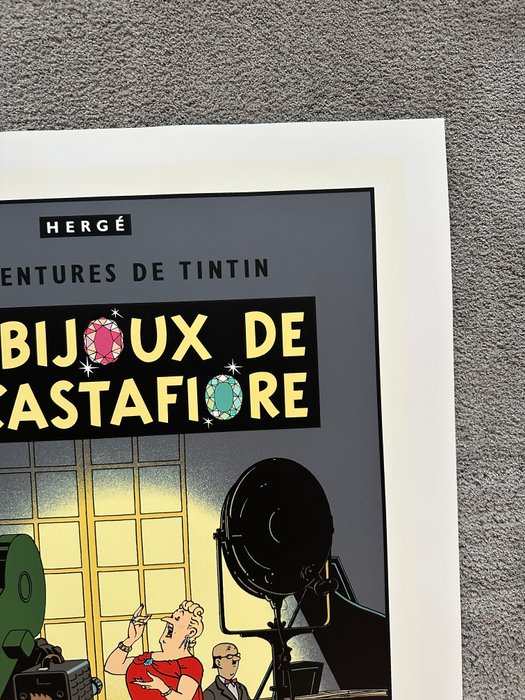 Tintin - Sérigraphie Escale - Les Bijoux de la Castafiore - 1 Silketryk - 1987