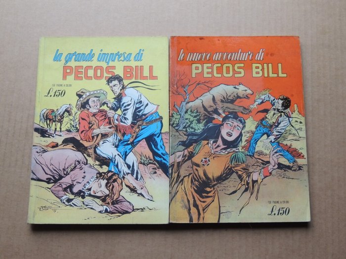 Pecos Bill - raccolte spillate - 2 Comic - Første udgave - 1957