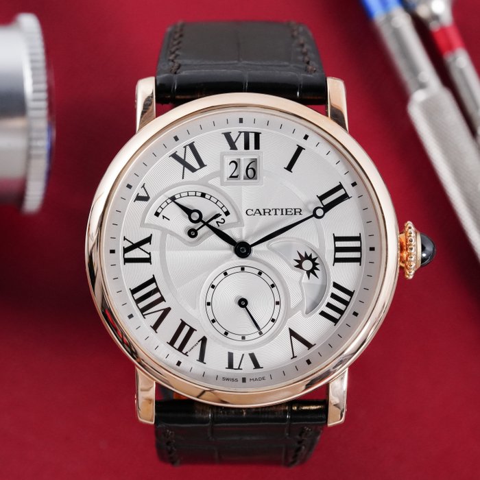 Cartier - Rotonde de Cartier 18k Rose Gold - W1556240 - Mænd - 2011-nu