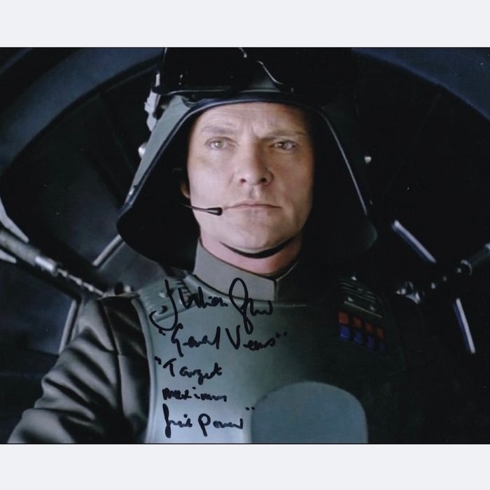 Star Wars Episode V: The Empire Strikes Back - Signed by Julian Glover (General Veers) + RARE QUOTE!