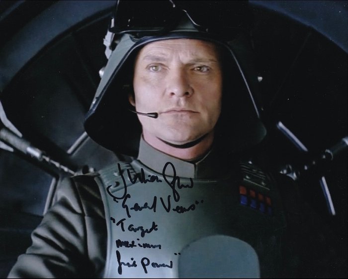 Star Wars Episode V: The Empire Strikes Back - Signed by Julian Glover (General Veers) + RARE QUOTE!