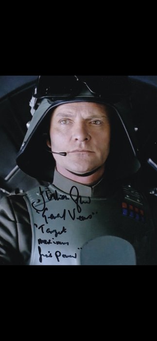 Star Wars Episode V: The Empire Strikes Back - Signed by Julian Glover (General Veers) + RARE QUOTE!