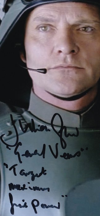 Star Wars Episode V: The Empire Strikes Back - Signed by Julian Glover (General Veers) + RARE QUOTE!